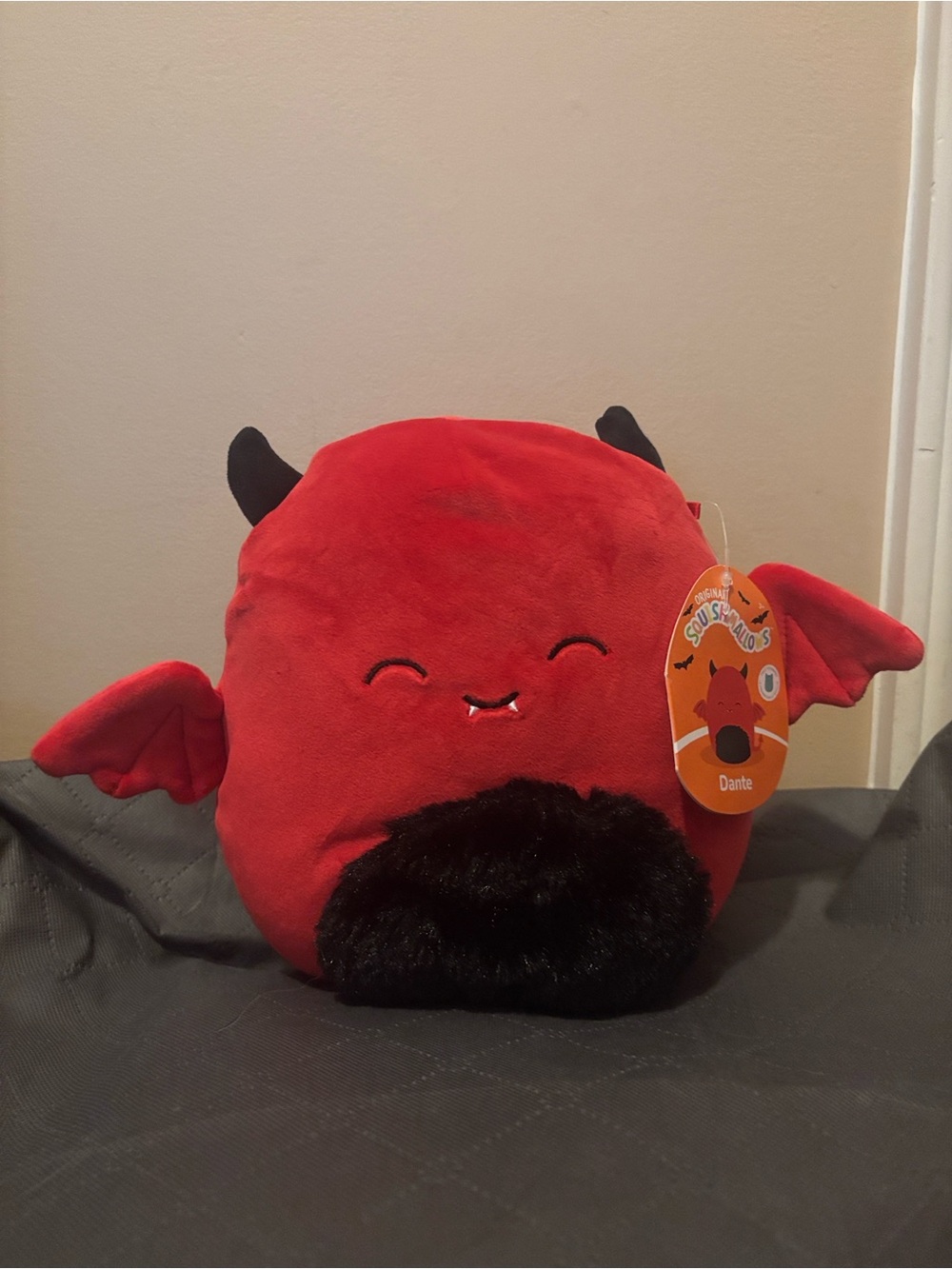 Squishmallows Red and Black Devil Plush Dante
